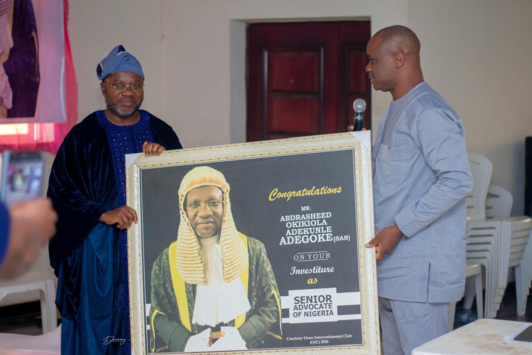AbdRasheed Okikiola Adekunle Adegoke - Investiture as Senior Advocate of Nigeria (SAN)