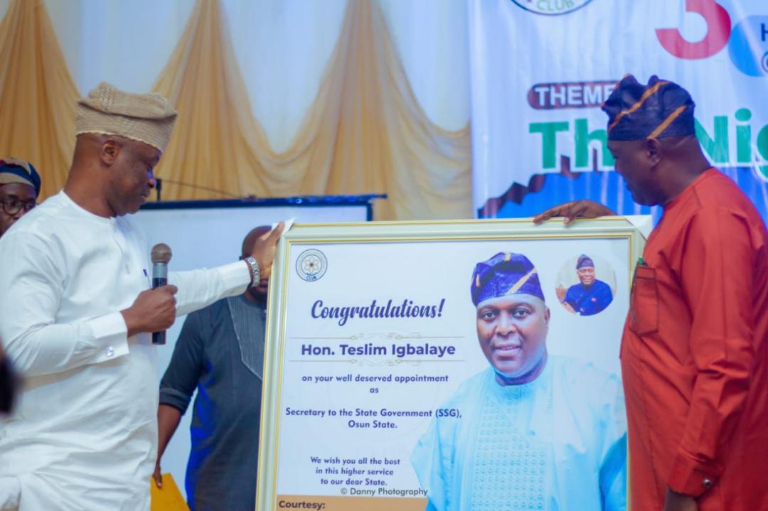 Hon. Teslim Igbalaye - Appointment as Secretary to the State Government (SSG), Osun State